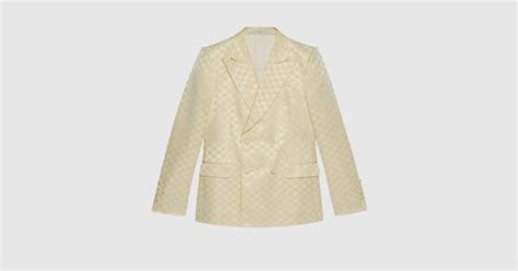 gucci viscose jacket|GG cotton viscose formal jacket .